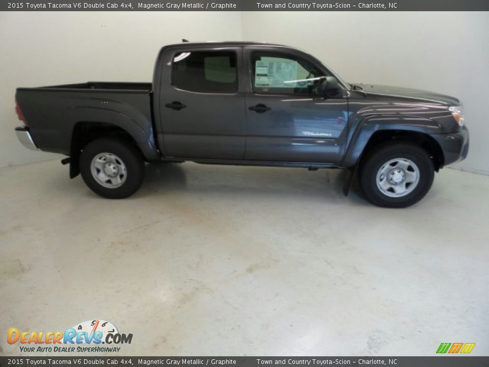 2015 Toyota Tacoma V6 Double Cab 4x4 Magnetic Gray Metallic / Graphite Photo #1