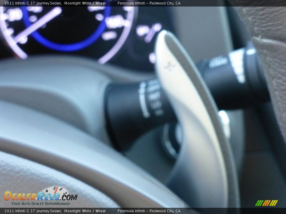 2011 Infiniti G 37 Journey Sedan Moonlight White / Wheat Photo #30