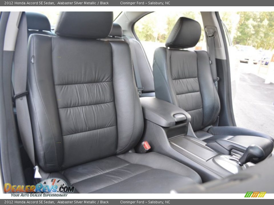 2012 Honda Accord SE Sedan Alabaster Silver Metallic / Black Photo #16