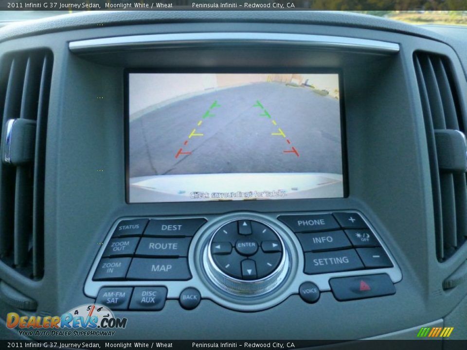 2011 Infiniti G 37 Journey Sedan Moonlight White / Wheat Photo #32