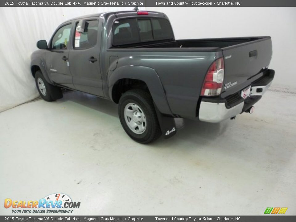 2015 Toyota Tacoma V6 Double Cab 4x4 Magnetic Gray Metallic / Graphite Photo #9