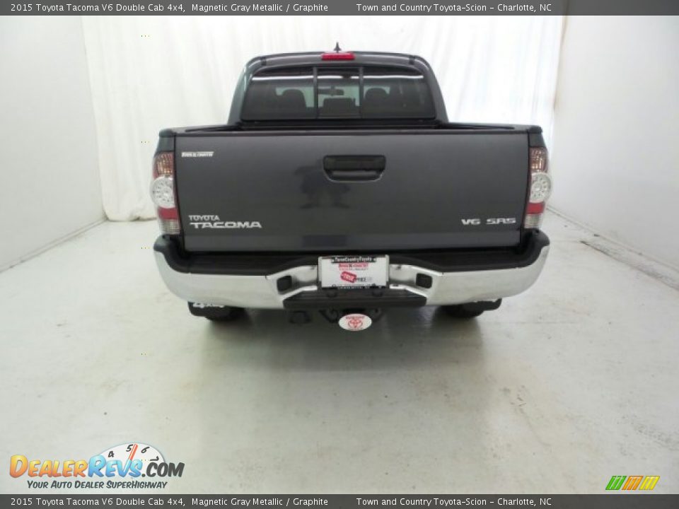 2015 Toyota Tacoma V6 Double Cab 4x4 Magnetic Gray Metallic / Graphite Photo #10