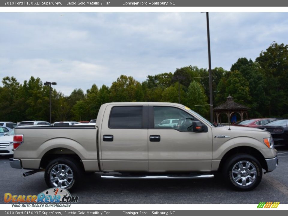 2010 Ford F150 XLT SuperCrew Pueblo Gold Metallic / Tan Photo #2