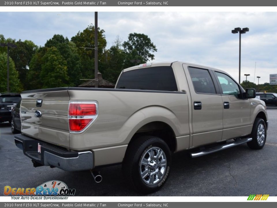 2010 Ford F150 XLT SuperCrew Pueblo Gold Metallic / Tan Photo #3