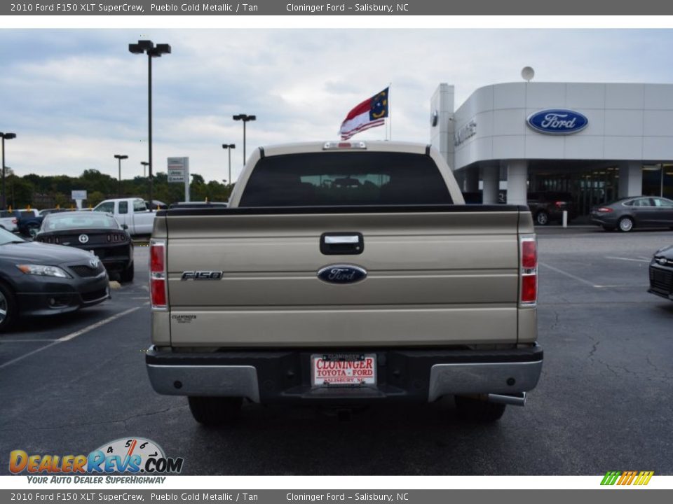2010 Ford F150 XLT SuperCrew Pueblo Gold Metallic / Tan Photo #4