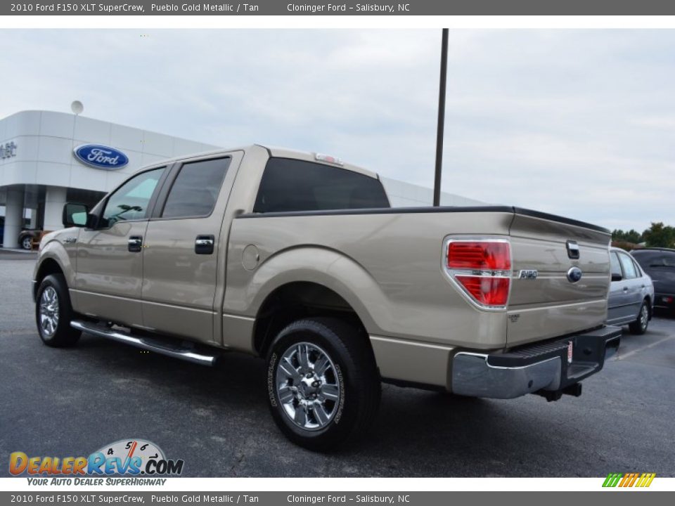 2010 Ford F150 XLT SuperCrew Pueblo Gold Metallic / Tan Photo #5