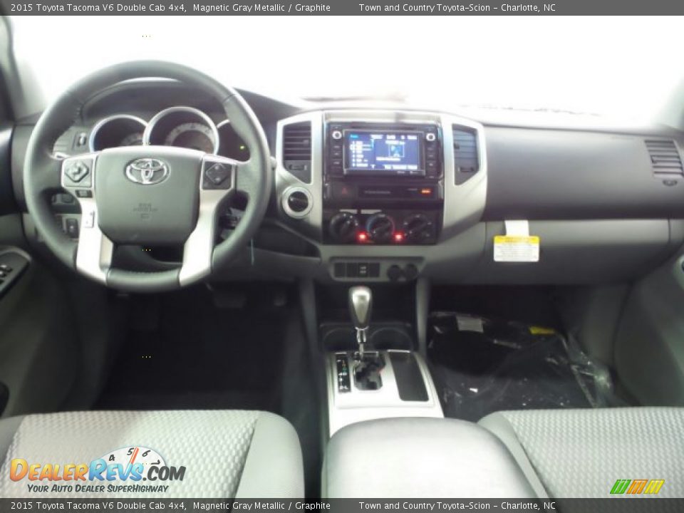 2015 Toyota Tacoma V6 Double Cab 4x4 Magnetic Gray Metallic / Graphite Photo #24