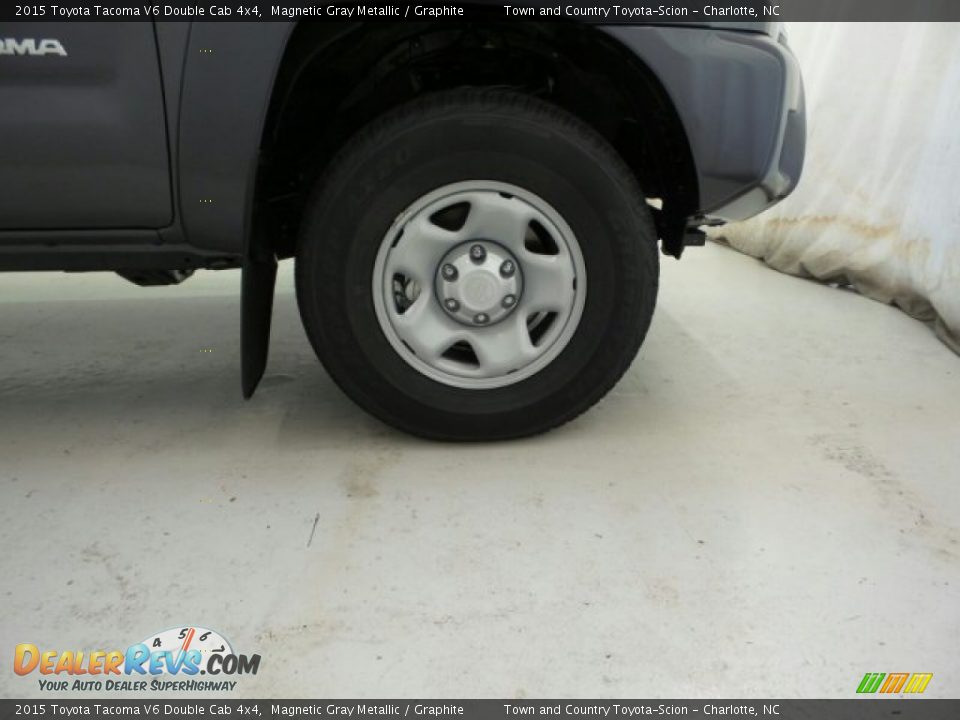 2015 Toyota Tacoma V6 Double Cab 4x4 Magnetic Gray Metallic / Graphite Photo #26