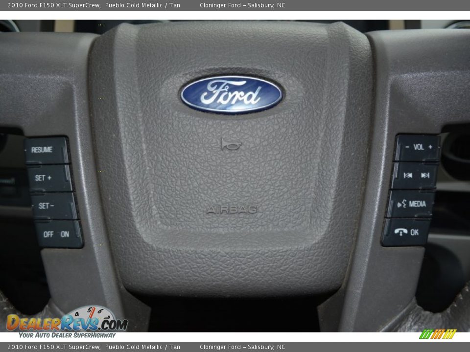 2010 Ford F150 XLT SuperCrew Pueblo Gold Metallic / Tan Photo #21