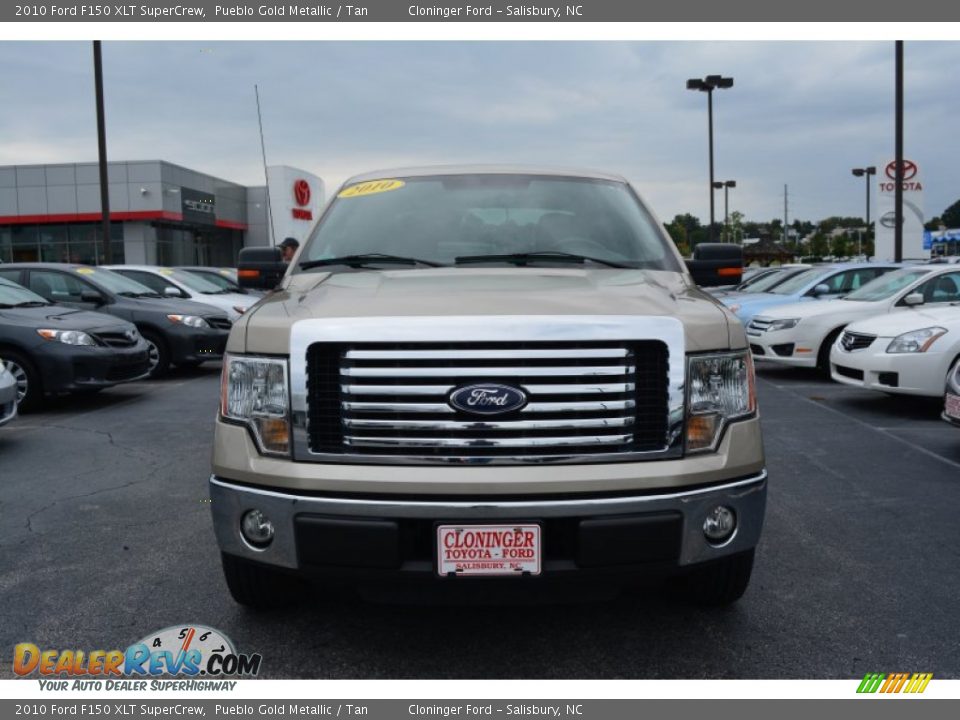 2010 Ford F150 XLT SuperCrew Pueblo Gold Metallic / Tan Photo #26