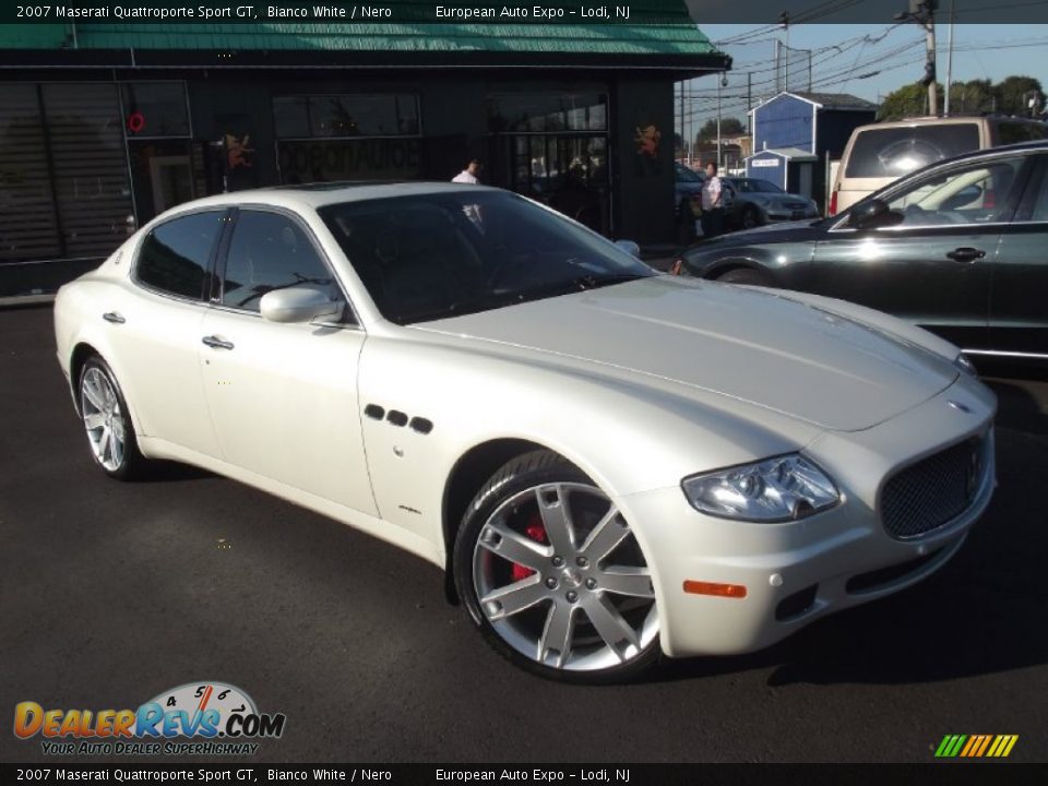 2007 Maserati Quattroporte Sport GT Bianco White / Nero Photo #2
