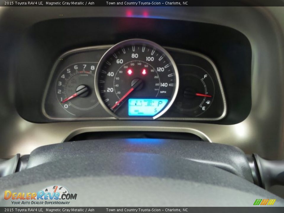 2015 Toyota RAV4 LE Magnetic Gray Metallic / Ash Photo #19