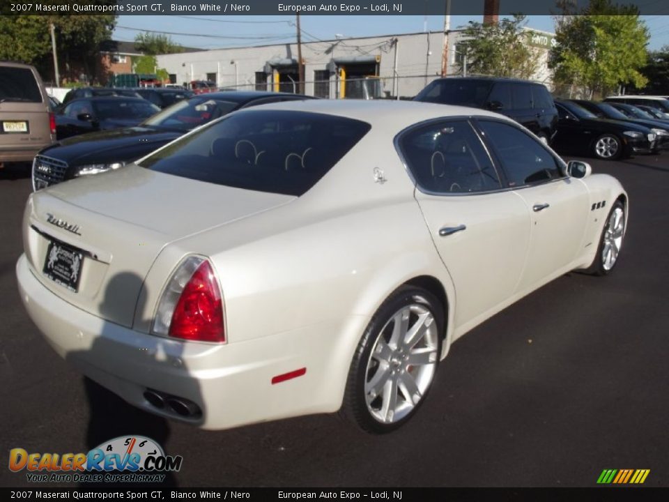 2007 Maserati Quattroporte Sport GT Bianco White / Nero Photo #4
