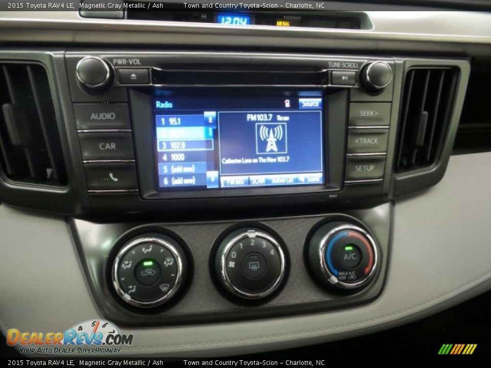 2015 Toyota RAV4 LE Magnetic Gray Metallic / Ash Photo #21