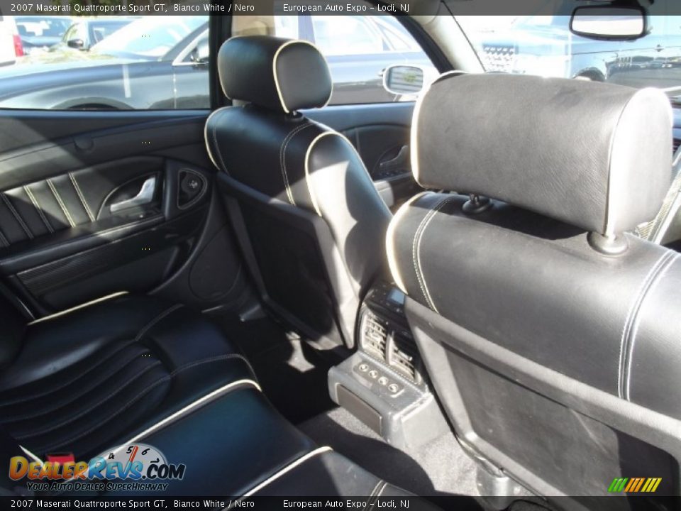 2007 Maserati Quattroporte Sport GT Bianco White / Nero Photo #12