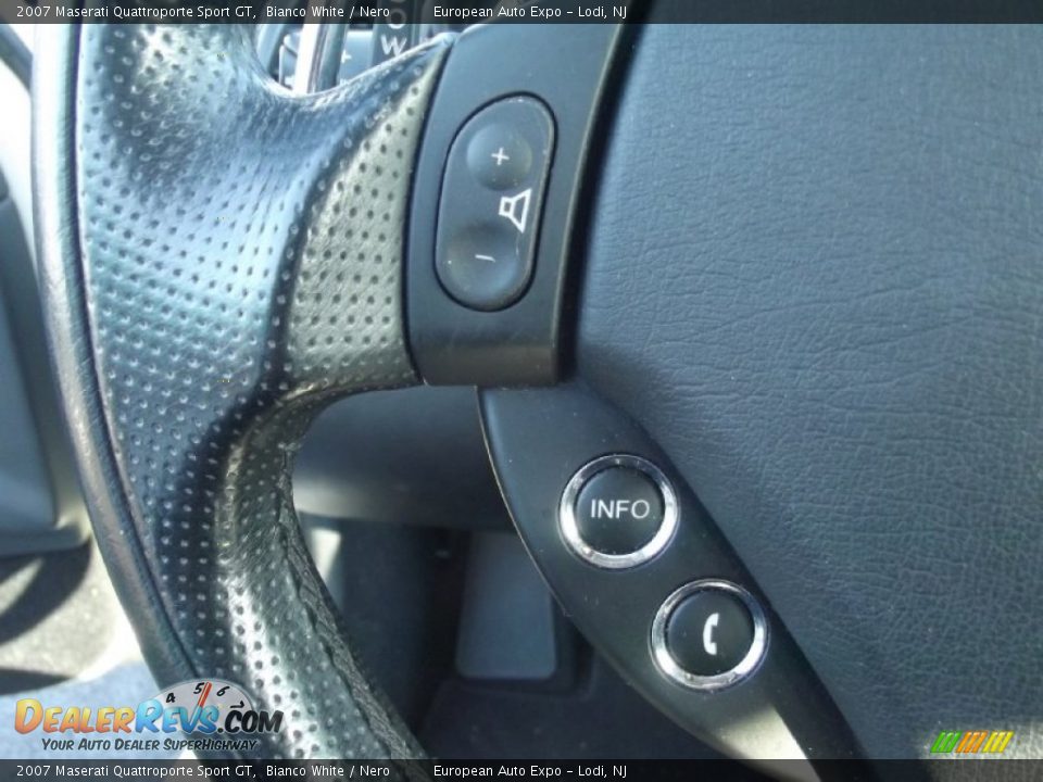 2007 Maserati Quattroporte Sport GT Bianco White / Nero Photo #20