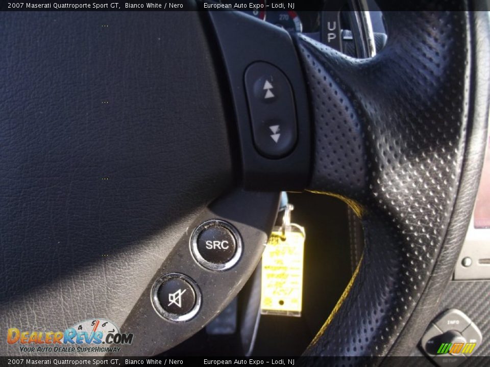2007 Maserati Quattroporte Sport GT Bianco White / Nero Photo #21