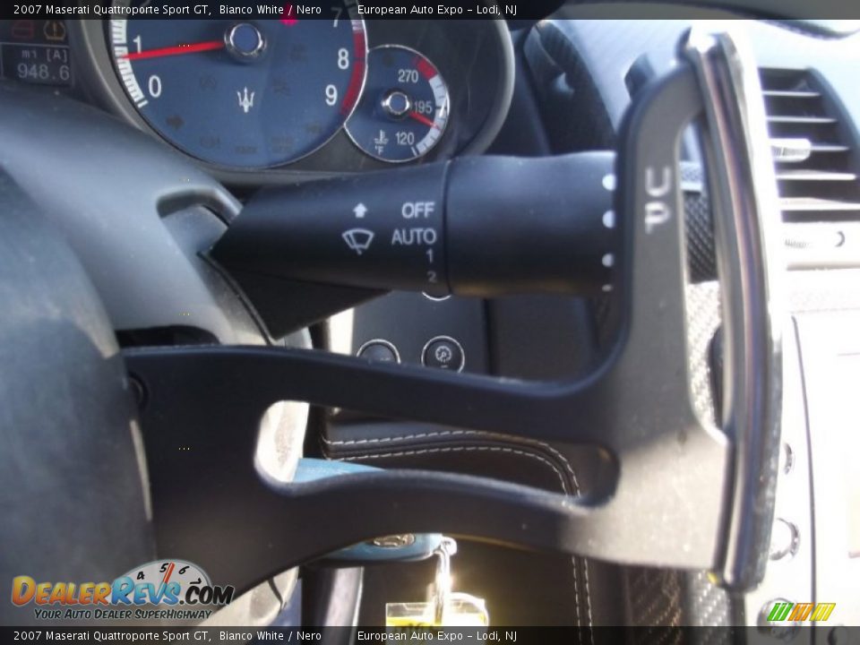 2007 Maserati Quattroporte Sport GT Bianco White / Nero Photo #22