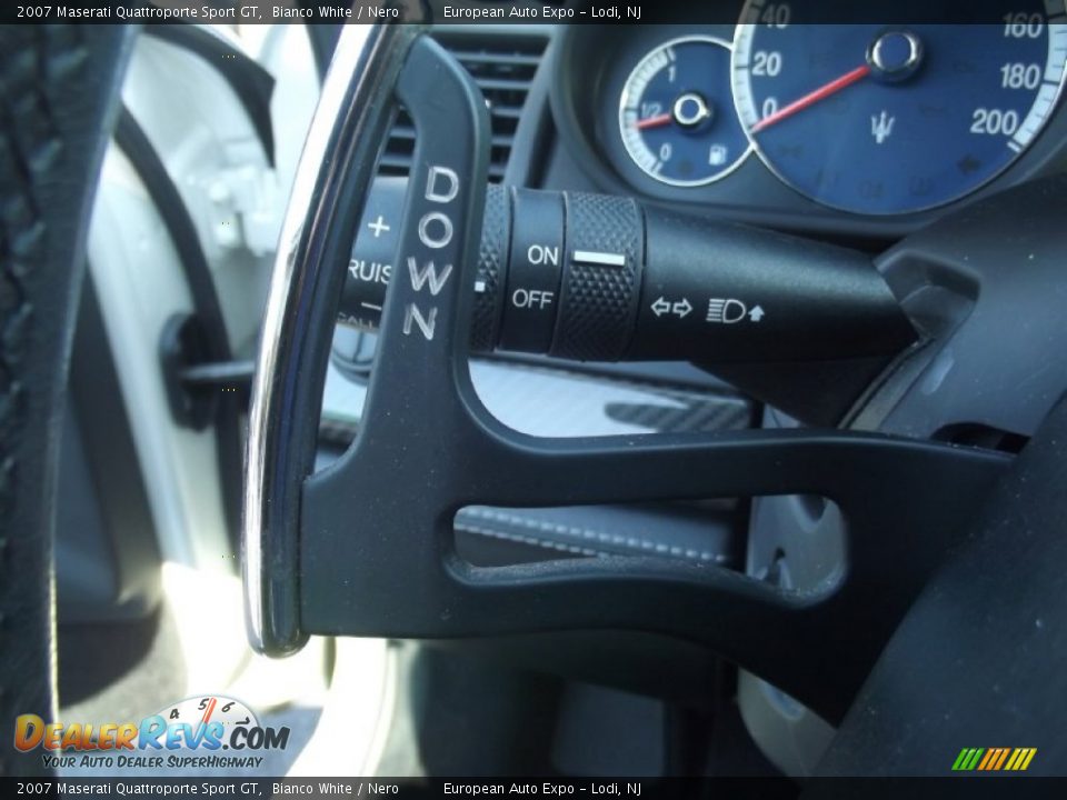 2007 Maserati Quattroporte Sport GT Bianco White / Nero Photo #23