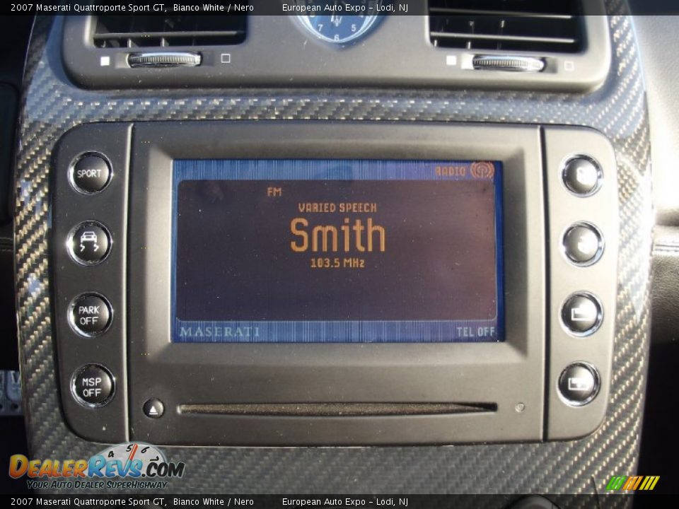 2007 Maserati Quattroporte Sport GT Bianco White / Nero Photo #25