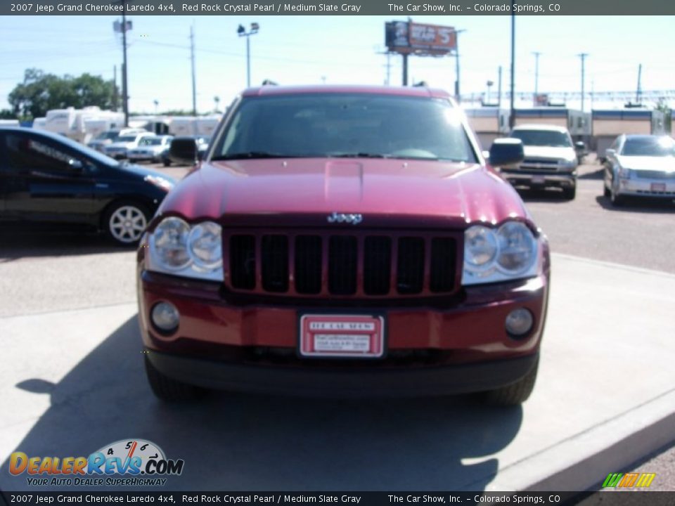 2007 Jeep Grand Cherokee Laredo 4x4 Red Rock Crystal Pearl / Medium Slate Gray Photo #8