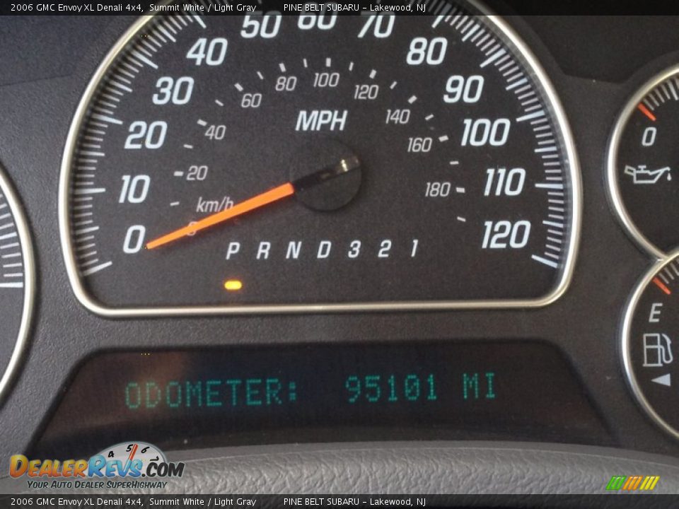 2006 GMC Envoy XL Denali 4x4 Summit White / Light Gray Photo #20