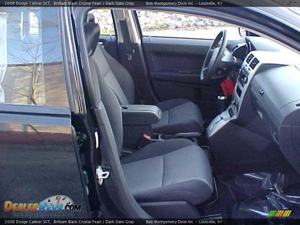 2008 Dodge Caliber SXT Brilliant Black Crystal Pearl / Dark Slate Gray Photo #5