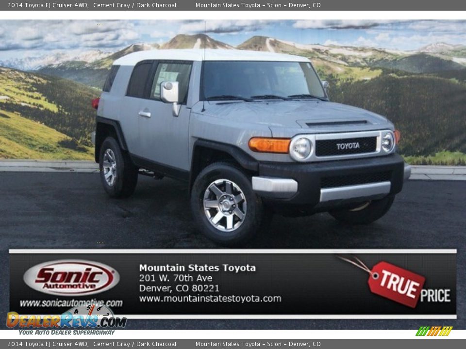 2014 Toyota FJ Cruiser 4WD Cement Gray / Dark Charcoal Photo #1