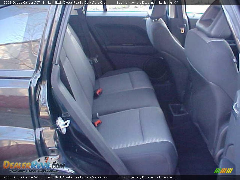 2008 Dodge Caliber SXT Brilliant Black Crystal Pearl / Dark Slate Gray Photo #6