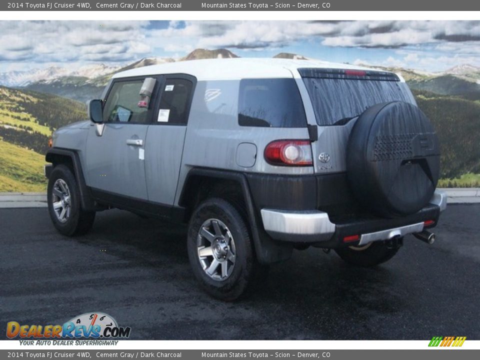 2014 Toyota FJ Cruiser 4WD Cement Gray / Dark Charcoal Photo #3