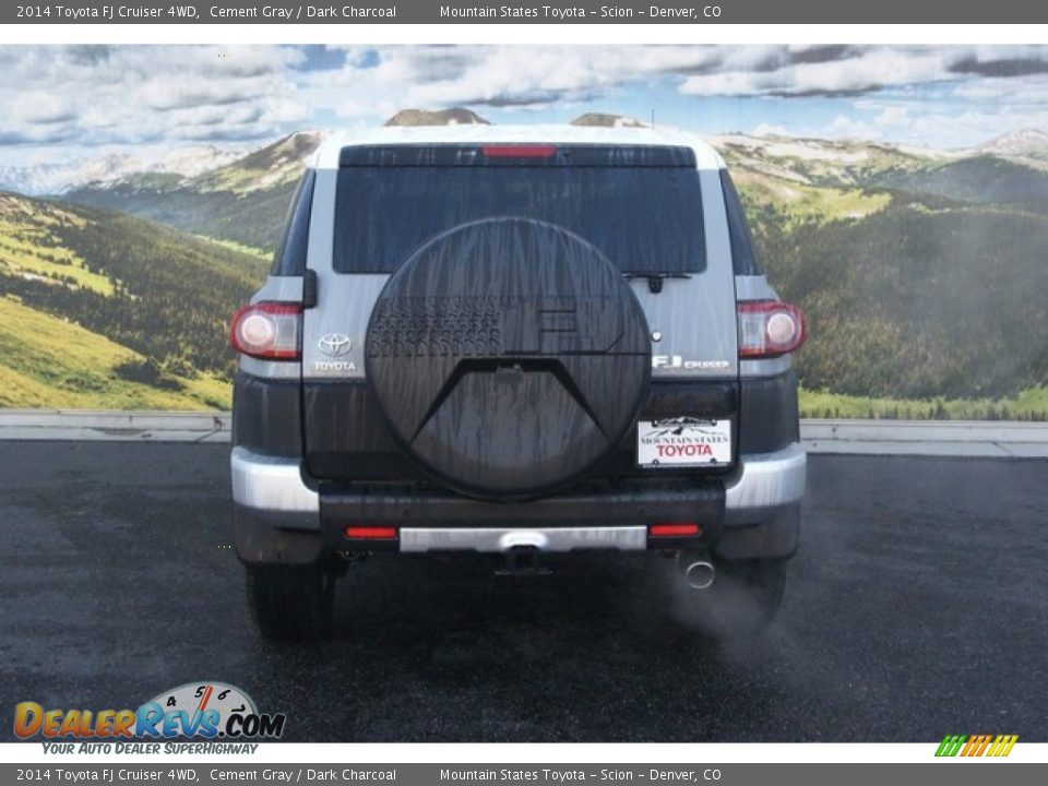 2014 Toyota FJ Cruiser 4WD Cement Gray / Dark Charcoal Photo #4