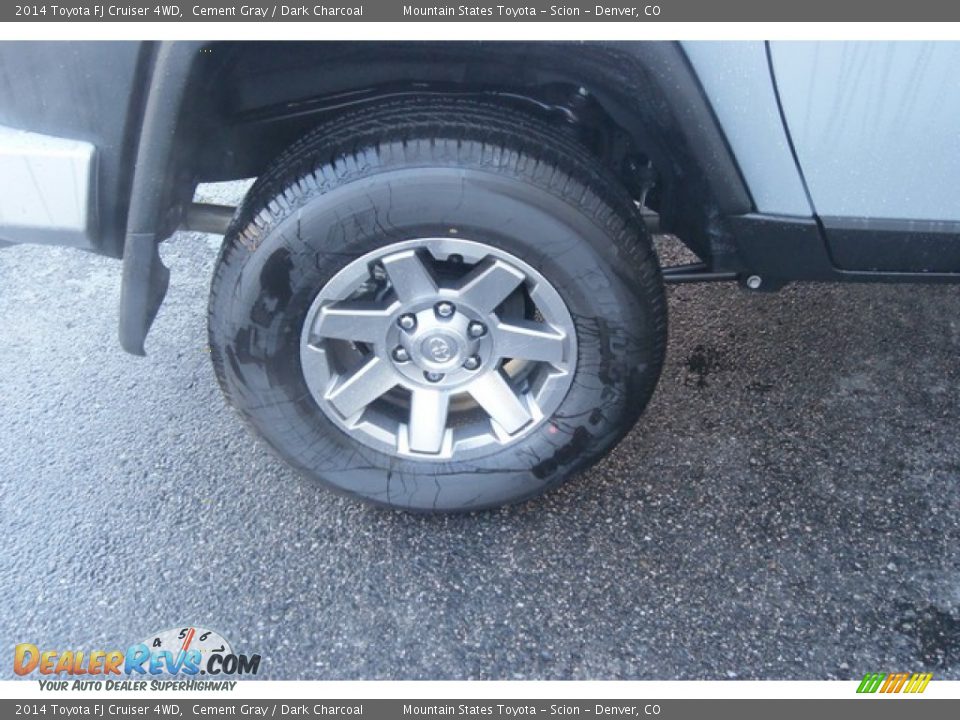2014 Toyota FJ Cruiser 4WD Cement Gray / Dark Charcoal Photo #10