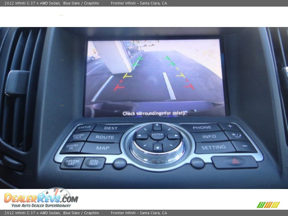 2012 Infiniti G 37 x AWD Sedan Blue Slate / Graphite Photo #12
