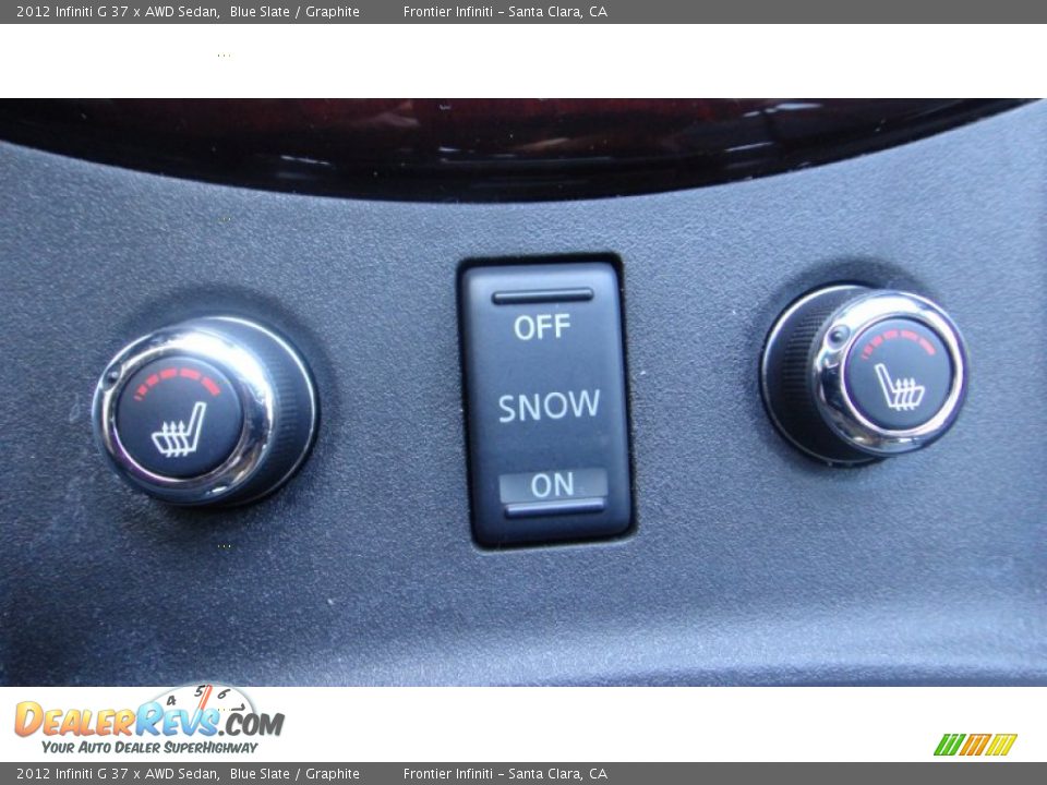 2012 Infiniti G 37 x AWD Sedan Blue Slate / Graphite Photo #13