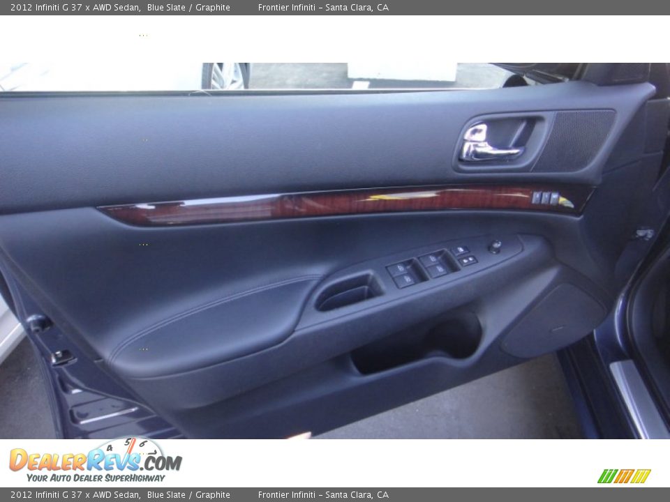 2012 Infiniti G 37 x AWD Sedan Blue Slate / Graphite Photo #18