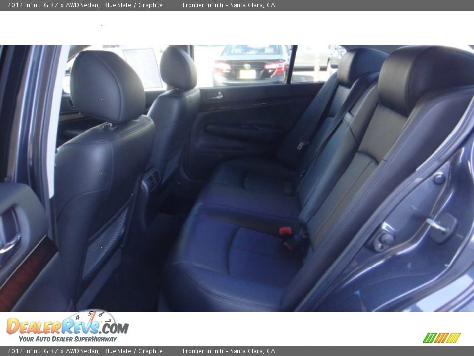 2012 Infiniti G 37 x AWD Sedan Blue Slate / Graphite Photo #19