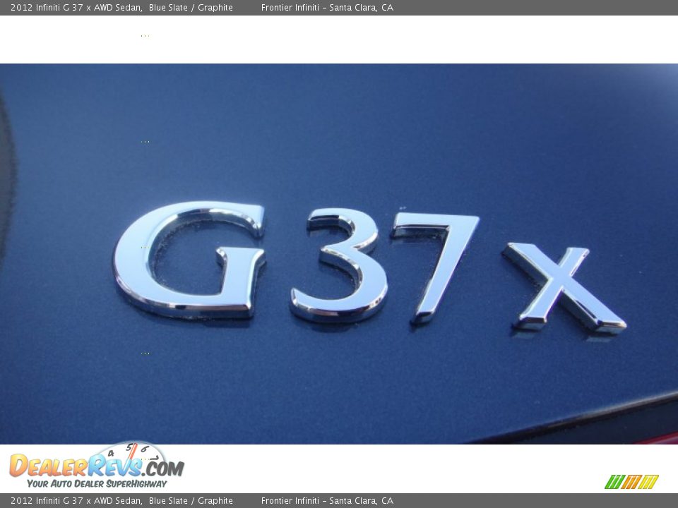 2012 Infiniti G 37 x AWD Sedan Blue Slate / Graphite Photo #22
