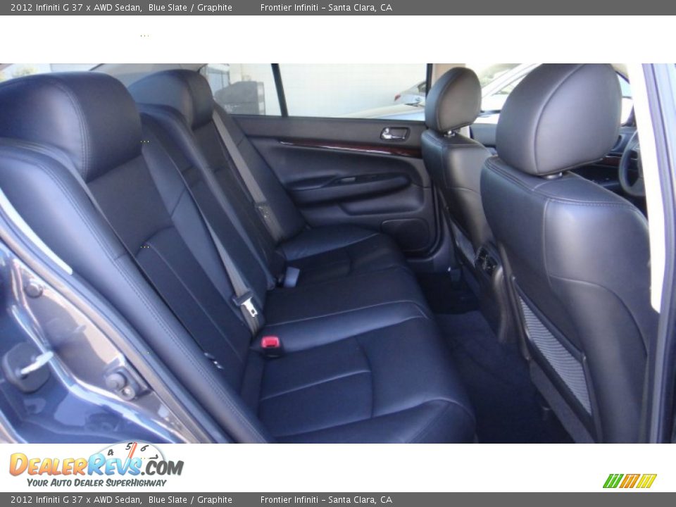 2012 Infiniti G 37 x AWD Sedan Blue Slate / Graphite Photo #24
