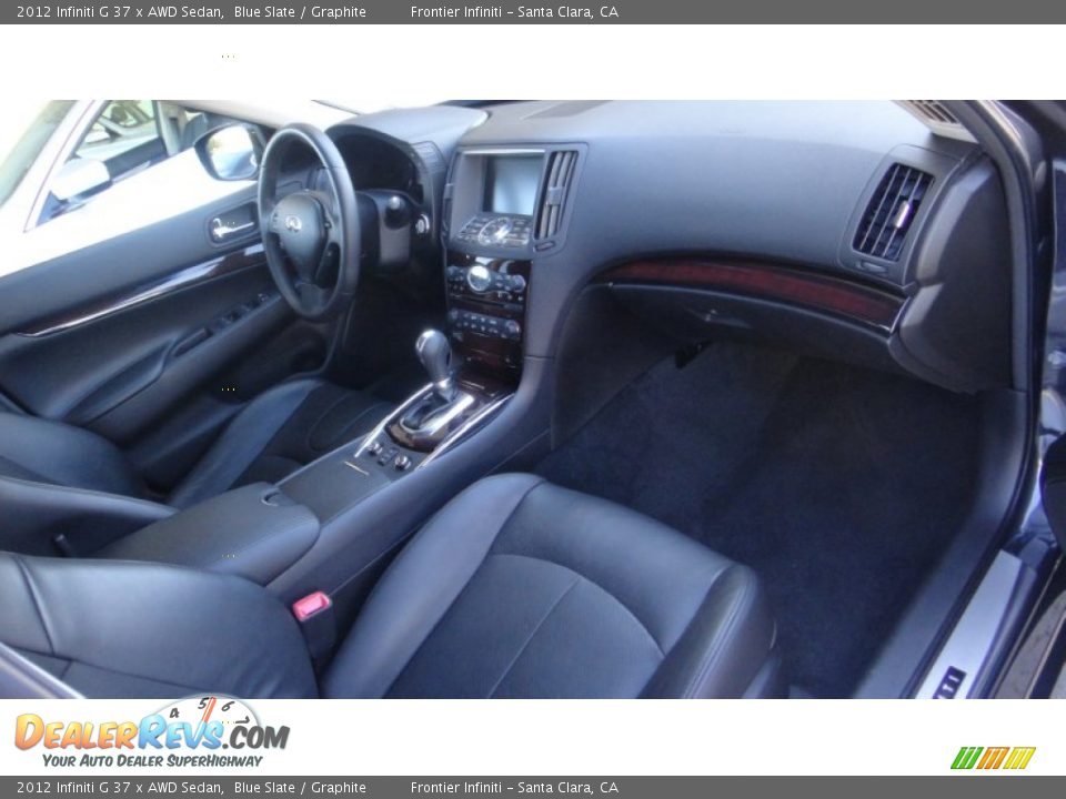2012 Infiniti G 37 x AWD Sedan Blue Slate / Graphite Photo #26