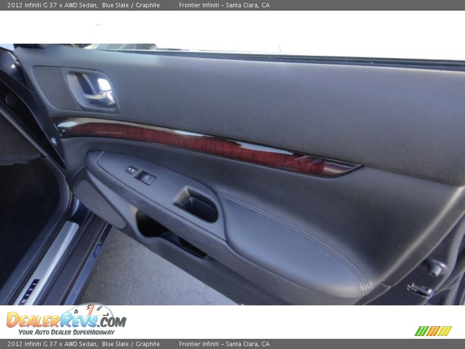2012 Infiniti G 37 x AWD Sedan Blue Slate / Graphite Photo #28
