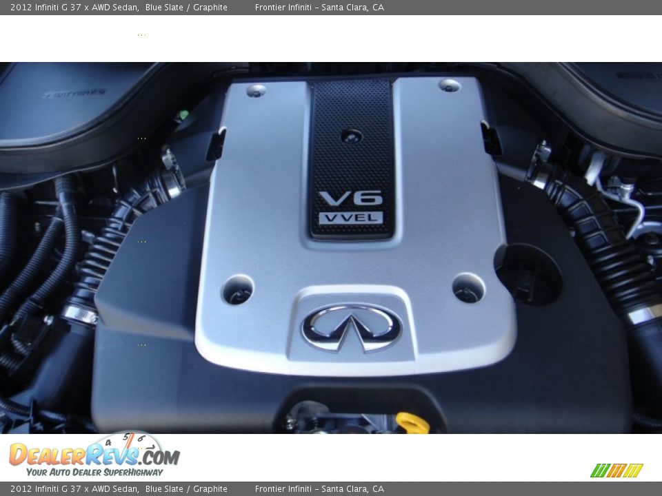2012 Infiniti G 37 x AWD Sedan Blue Slate / Graphite Photo #29