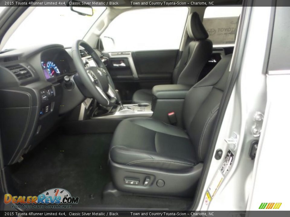 Black Interior - 2015 Toyota 4Runner Limited 4x4 Photo #13