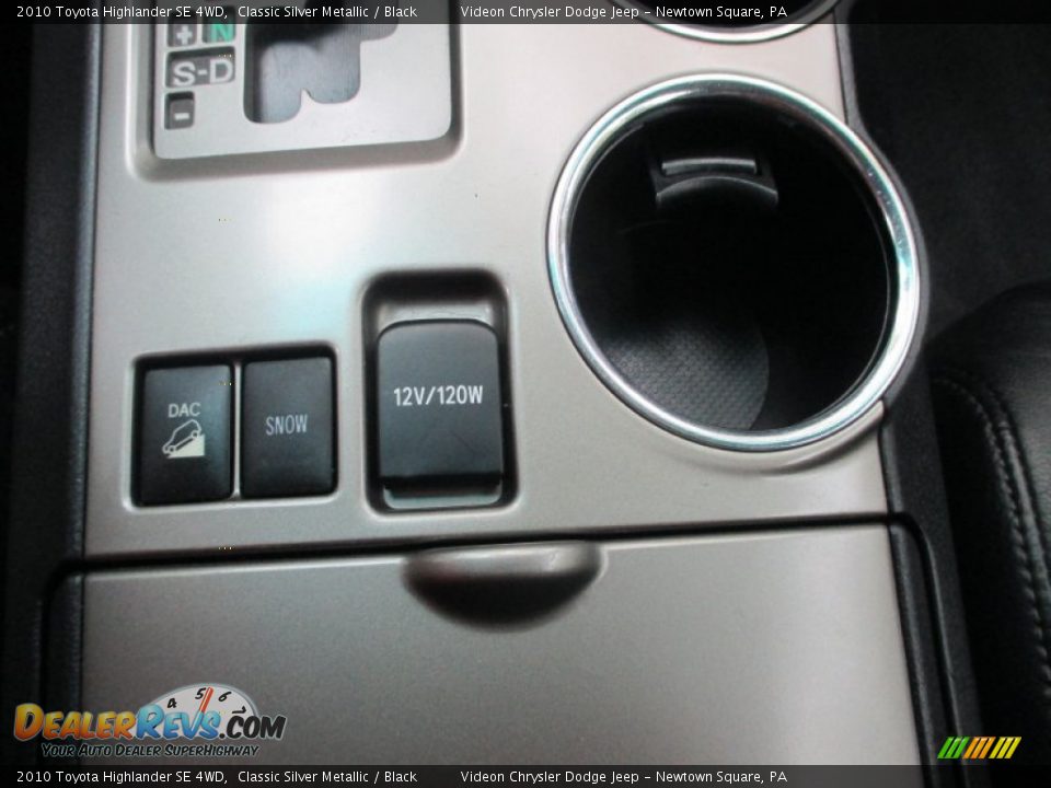 2010 Toyota Highlander SE 4WD Classic Silver Metallic / Black Photo #33