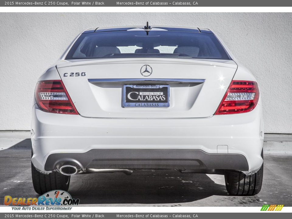 2015 Mercedes-Benz C 250 Coupe Polar White / Black Photo #3
