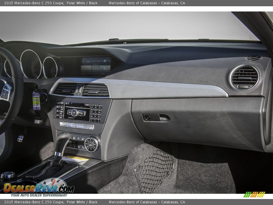 2015 Mercedes-Benz C 250 Coupe Polar White / Black Photo #8