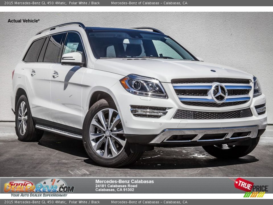 2015 Mercedes-Benz GL 450 4Matic Polar White / Black Photo #1