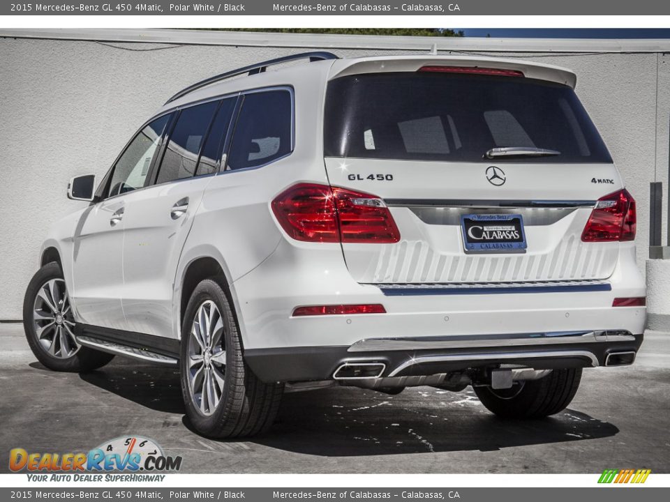 2015 Mercedes-Benz GL 450 4Matic Polar White / Black Photo #2