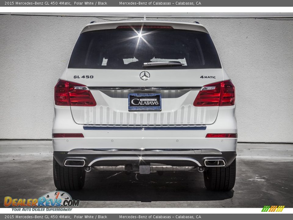 2015 Mercedes-Benz GL 450 4Matic Polar White / Black Photo #3