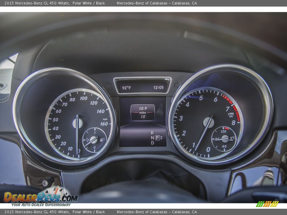 2015 Mercedes-Benz GL 450 4Matic Polar White / Black Photo #6