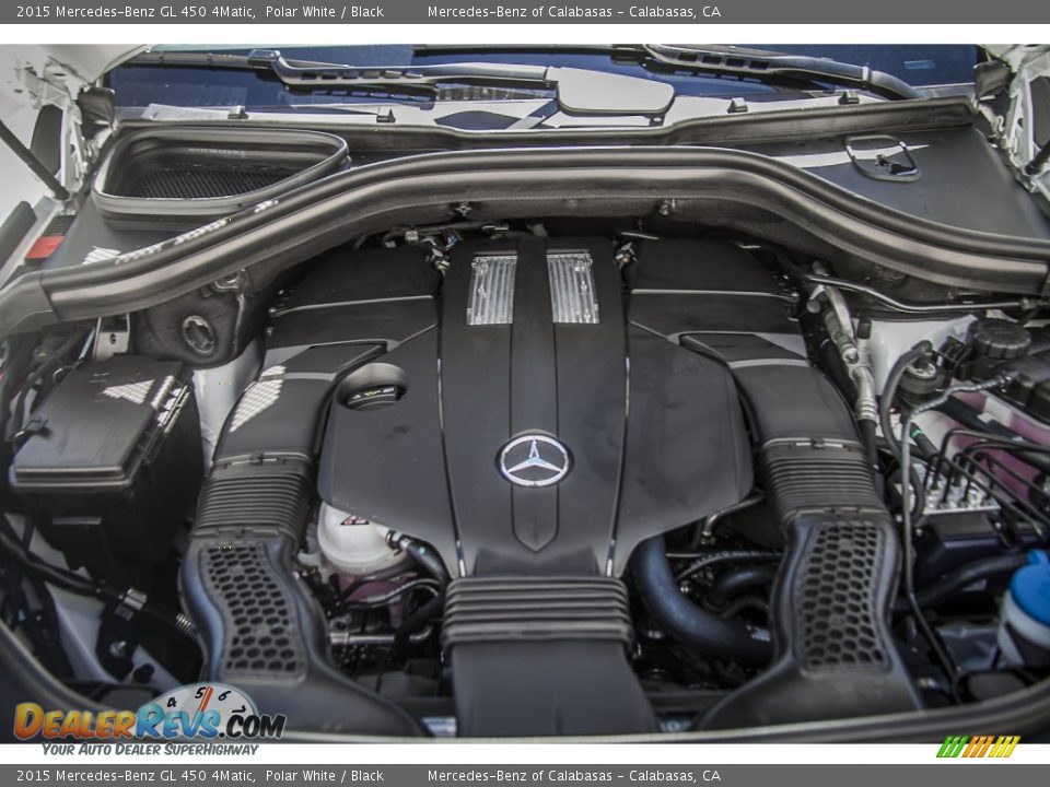 2015 Mercedes-Benz GL 450 4Matic Polar White / Black Photo #9